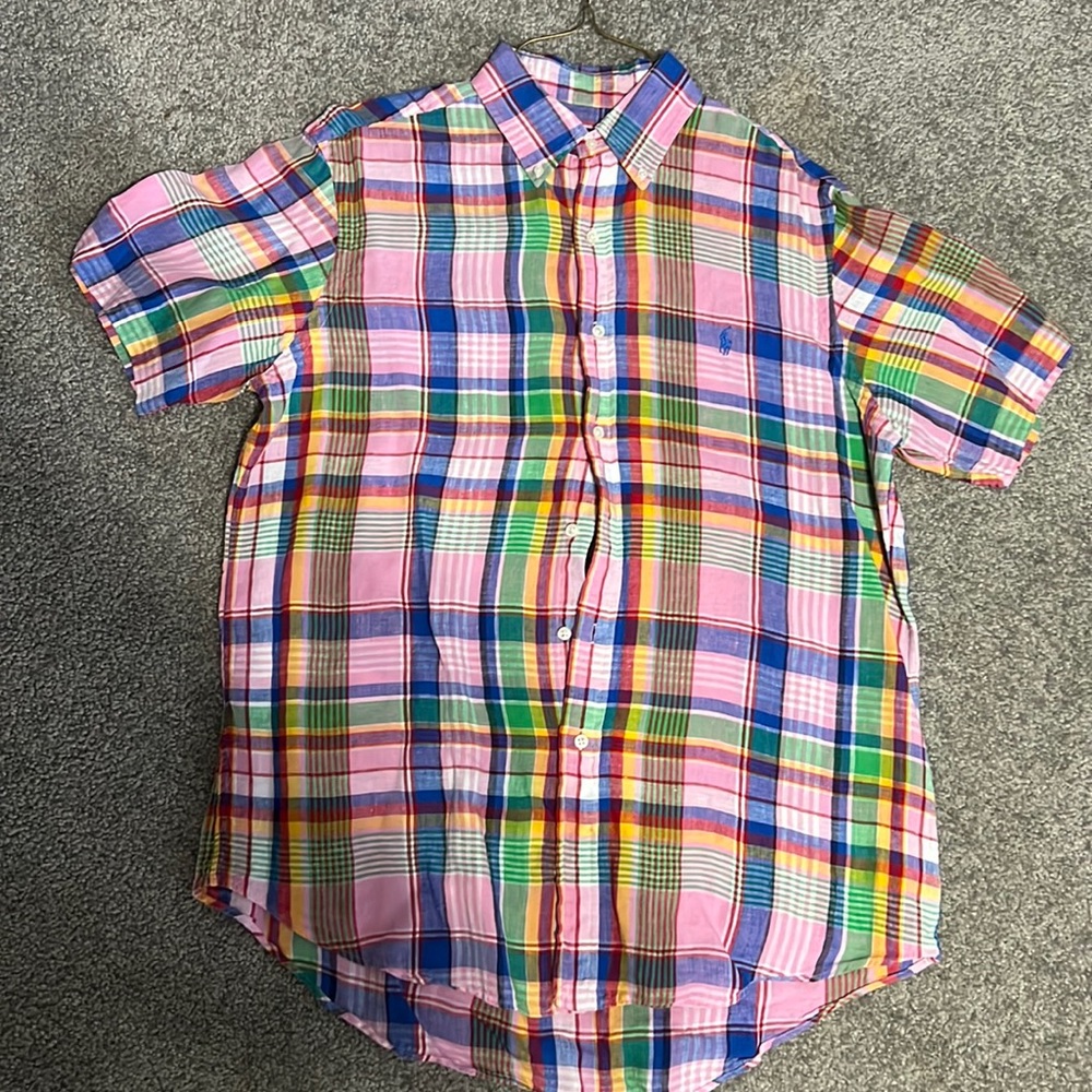 Polo Ralph Lauren button down short sleeve shirt